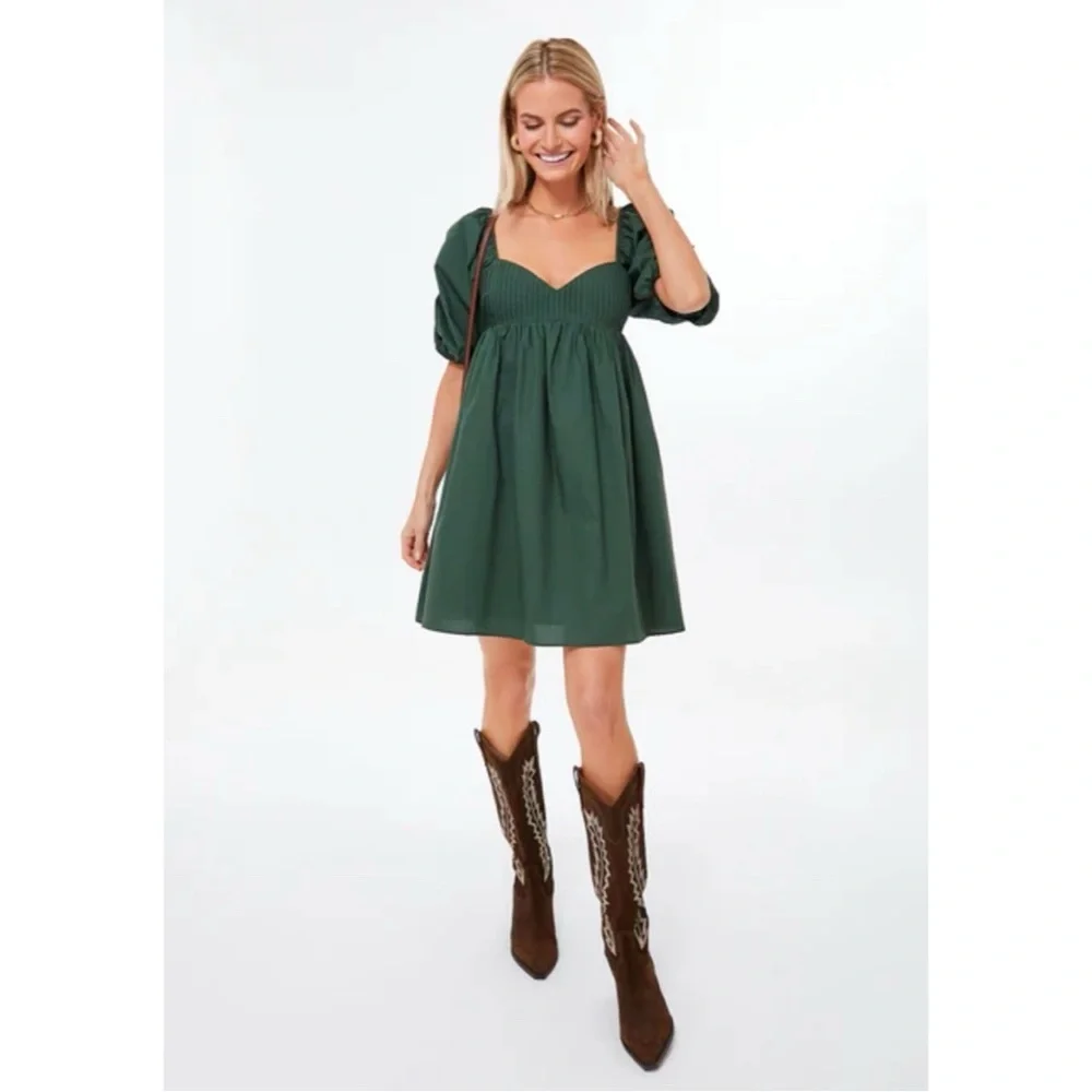 Tuckernuck Hyacinth House Sasha Mini Dress sz: S Green - Picture 2 of 7